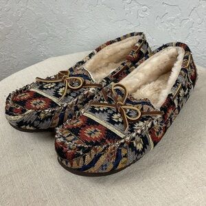 Women’s Lamo Sabrina Moc II Maya Slip On Moccasin Southwestern Size 8